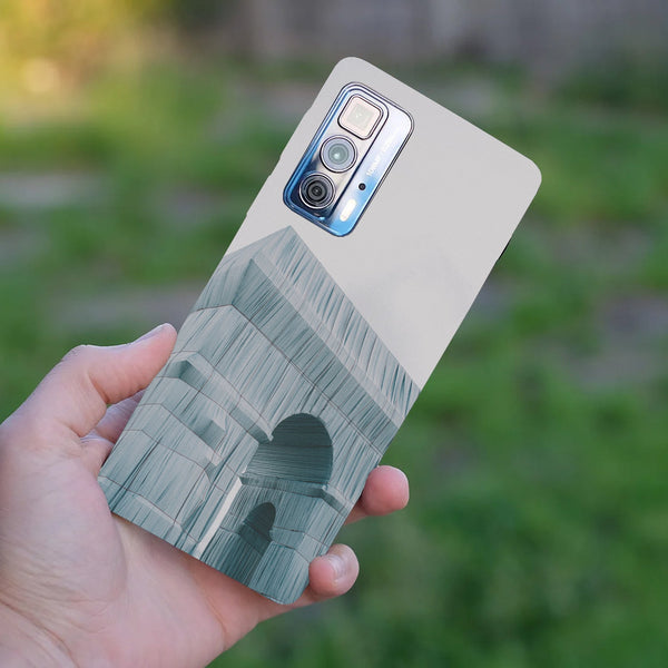 Husă din silicon Motorola G100 cu Christos arc de triomphe