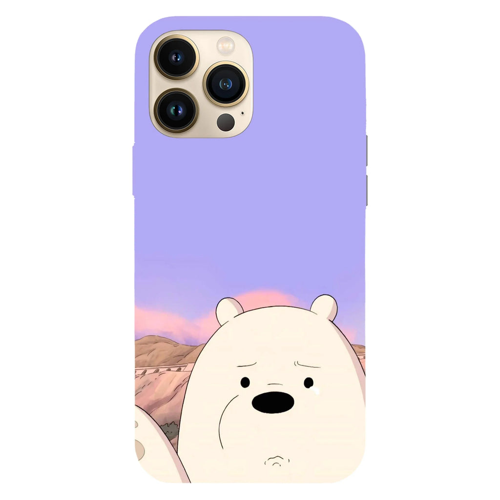 Husa compatibila cu Apple iPhone 15 Pro Max model Ice panda We Bare Bears, Silicon, TPU, Viceversa - Viceversa