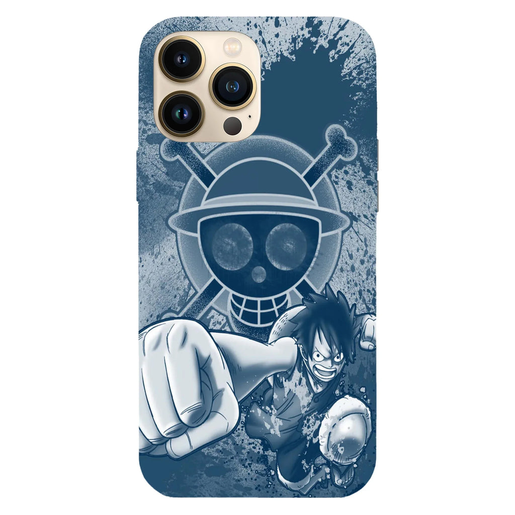 Husa compatibila cu Apple iPhone 15 Pro Max model Straw Hat Luffy One piece, Silicon, TPU, Viceversa - Viceversa