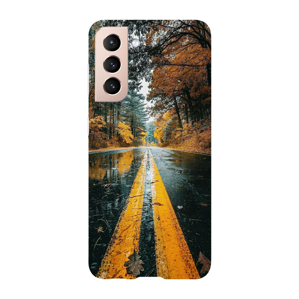 Husa compatibila cu Samsung Galaxy S22 Ultra model Autumn asthenia road, Silicon, TPU, Viceversa - Viceversa