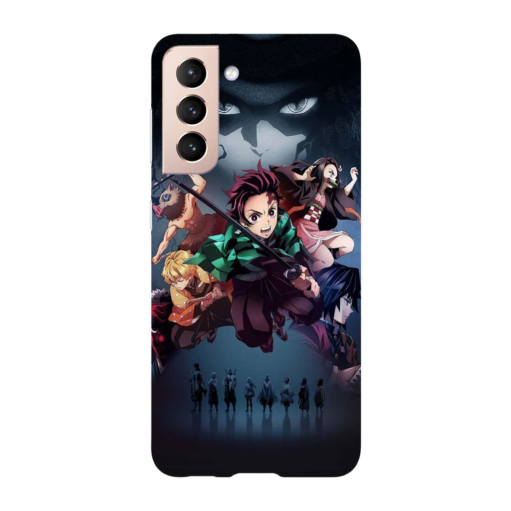 Husa compatibila cu Samsung Galaxy S22 Ultra model Demon slayer Ready for Battle, Silicon, TPU, Viceversa - Viceversa