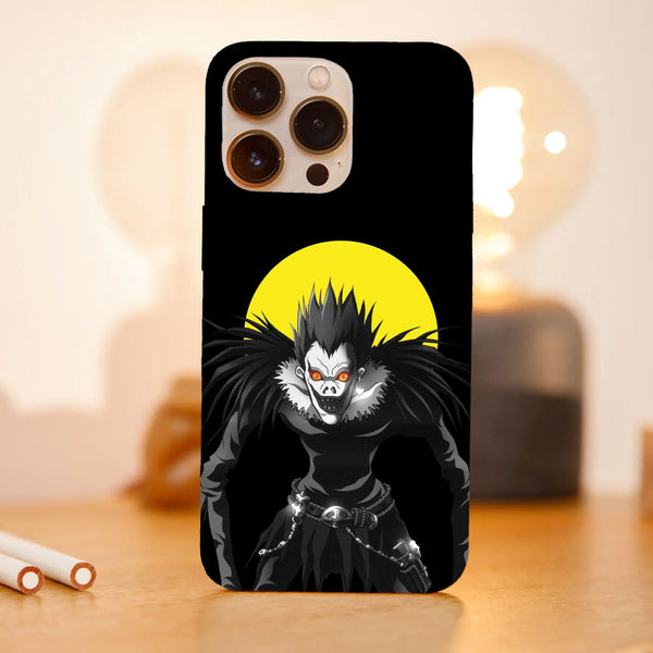 Husa telefon compatibila cu Apple iPhone 15 Pro, Viceversa, model Ryuk God Death Note, Silicon, TPU - Viceversa