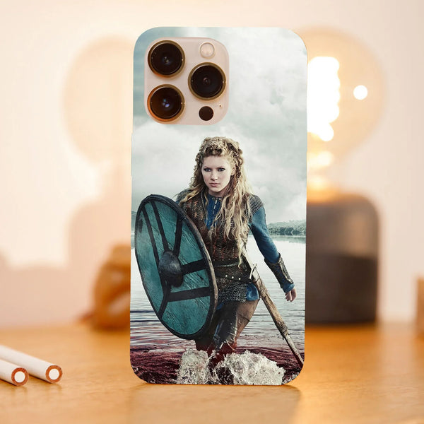 Husa telefon compatibila cu Apple iPhone 15 Pro, Viceversa, model Queen of Kattegat Vikings, Silicon, TPU - Viceversa