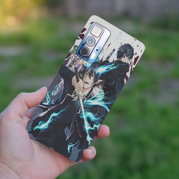 Husă din silicon Motorola G20 cu Rin flames exorcist