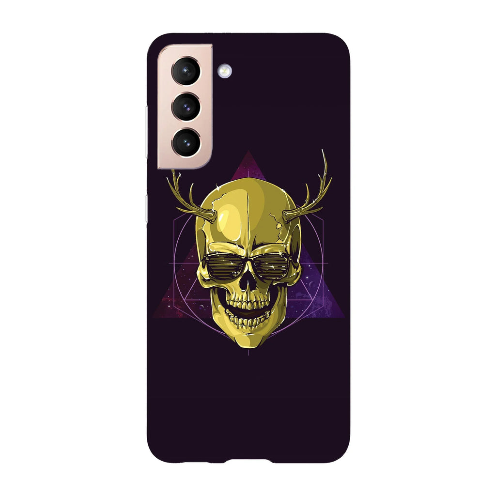 Husa compatibila cu Samsung Galaxy S22 Ultra model Hipster skull art, Silicon, TPU, Viceversa - Viceversa