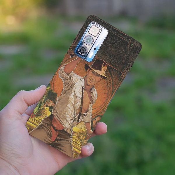 Husă din silicon Motorola Edge 20 Lite cu Indiana jones adventures