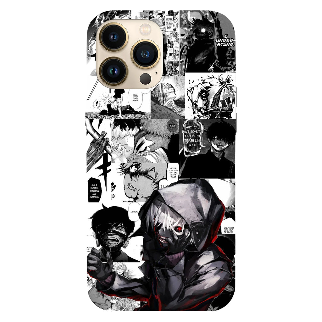 Husa telefon compatibila cu Apple iPhone 15 Pro, Viceversa, model Manga Tokyo Ghoul, Silicon, TPU - Viceversa