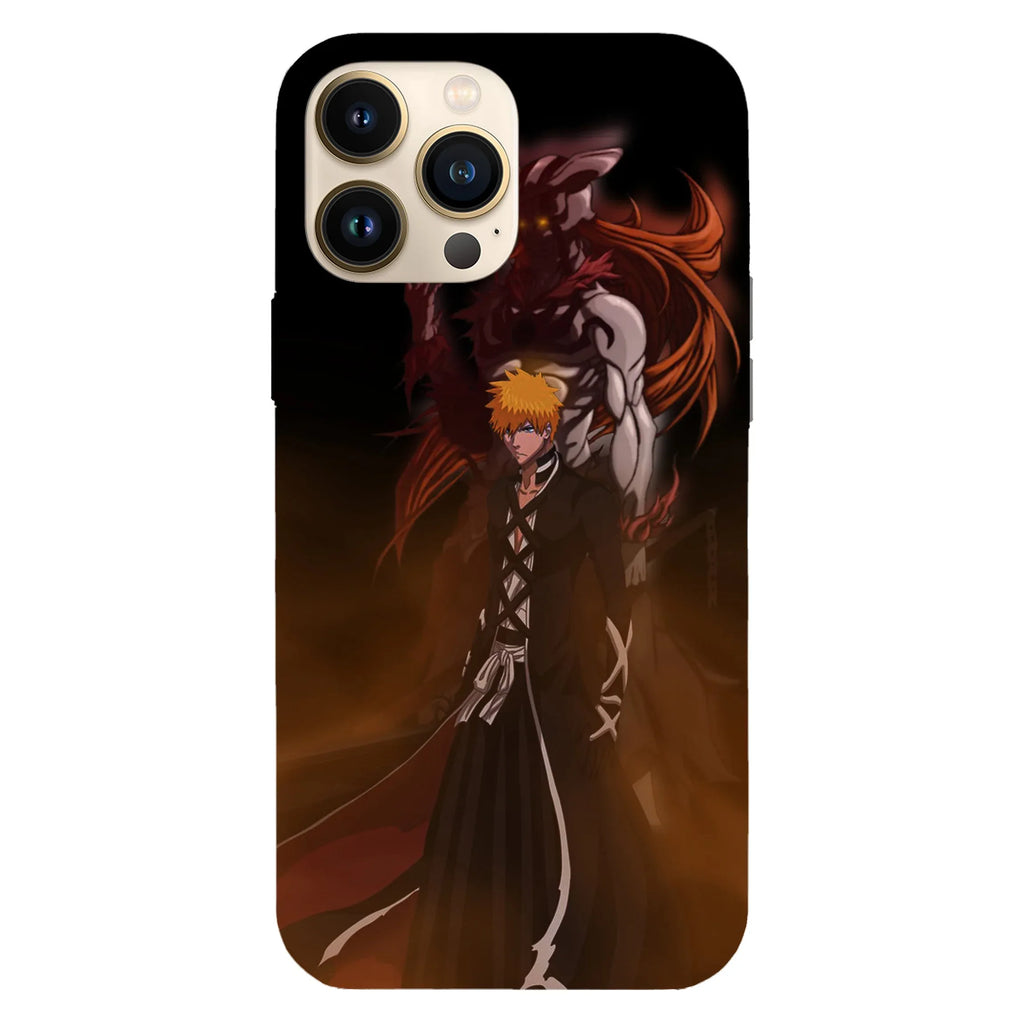Husa telefon compatibila cu Apple iPhone 15 Pro, Viceversa, model Soul reaper Bleach, Silicon, TPU - Viceversa