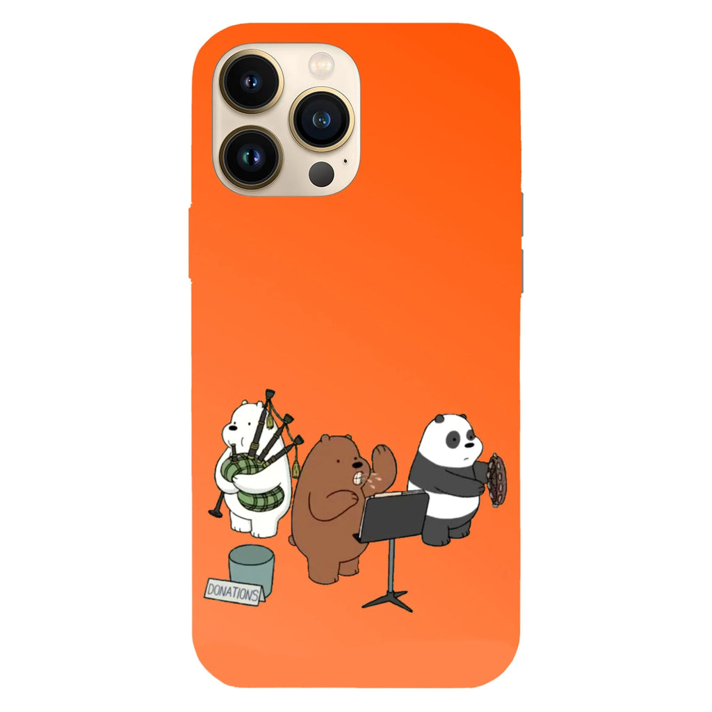 Husa compatibila cu Apple iPhone 15 Plus, Viceversa, model Donations We bare bears , Silicon, TPU - Viceversa
