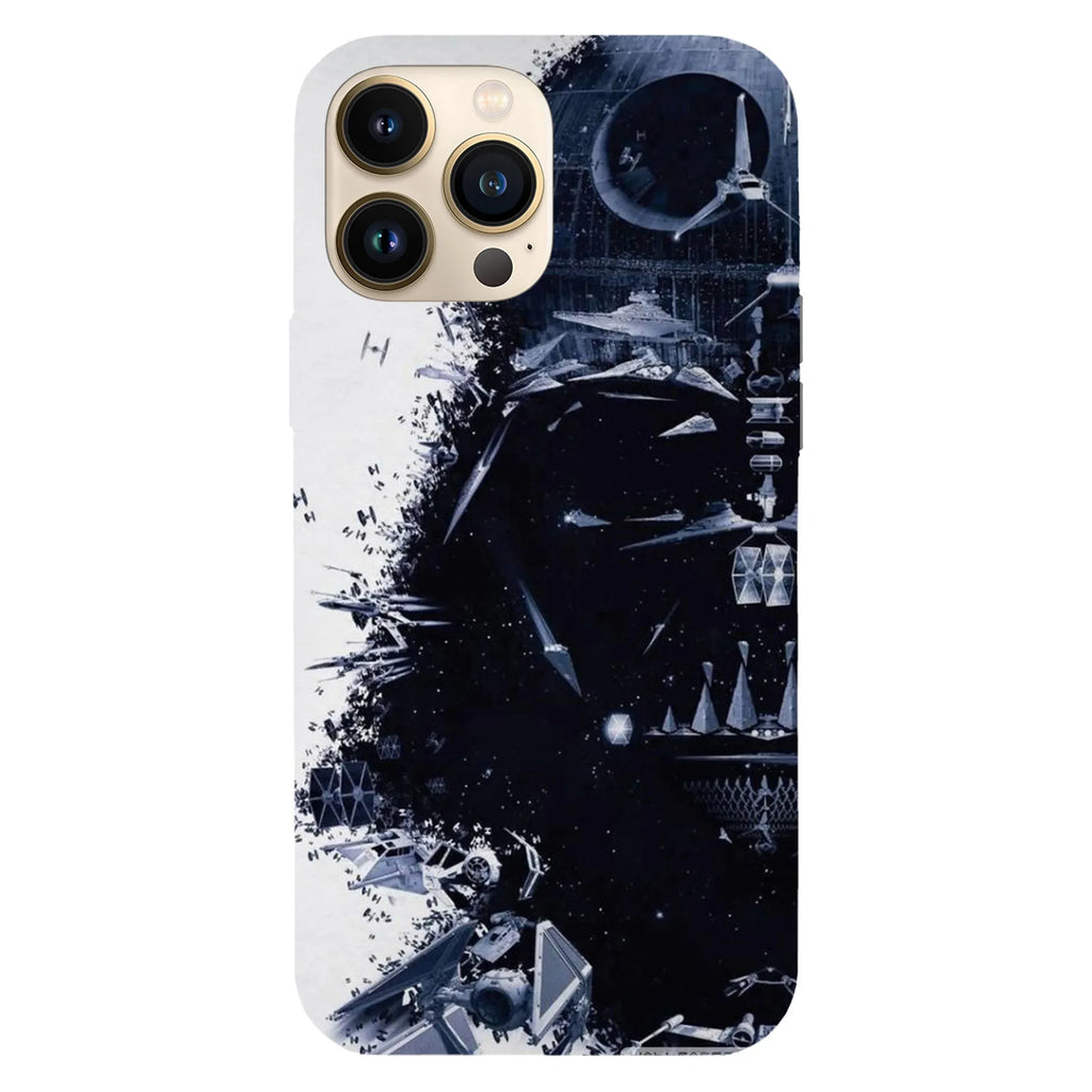 Husa compatibila cu Apple iPhone 15 Pro model Art poster dark lord, Silicon, TPU, Viceversa - Viceversa