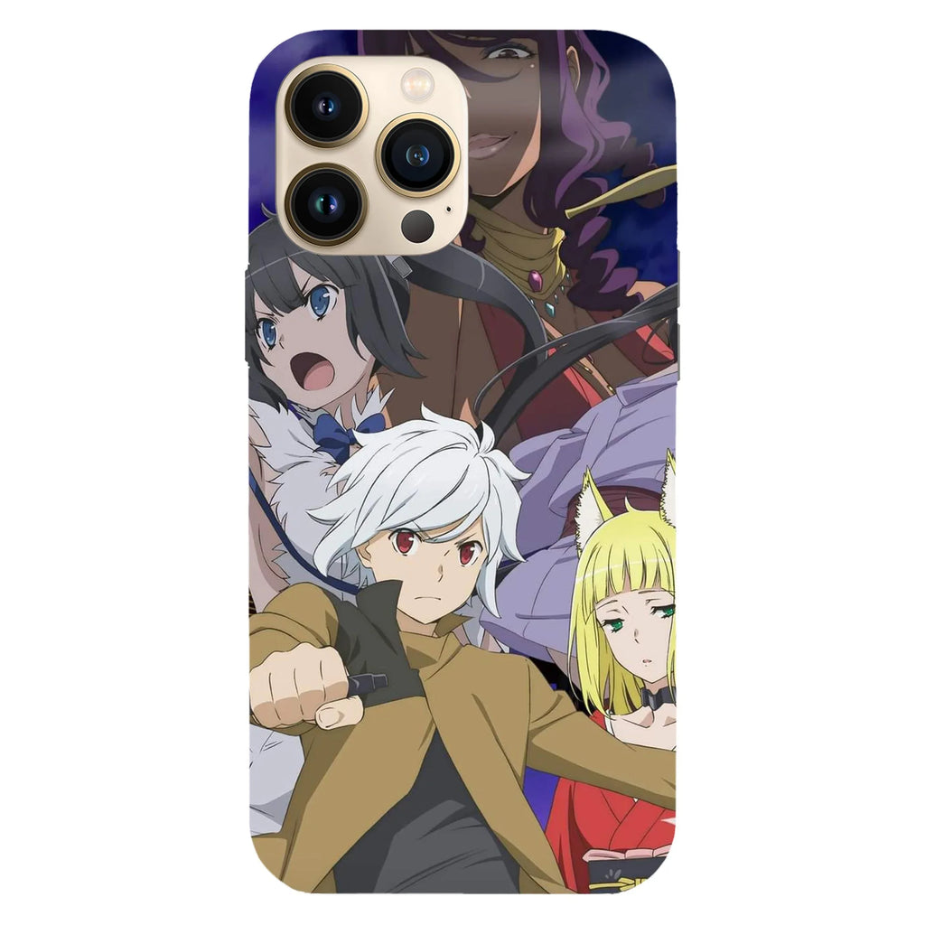 Husa telefon compatibila cu Apple iPhone 15 Pro, Viceversa, model DanMachi, Silicon, TPU - Viceversa
