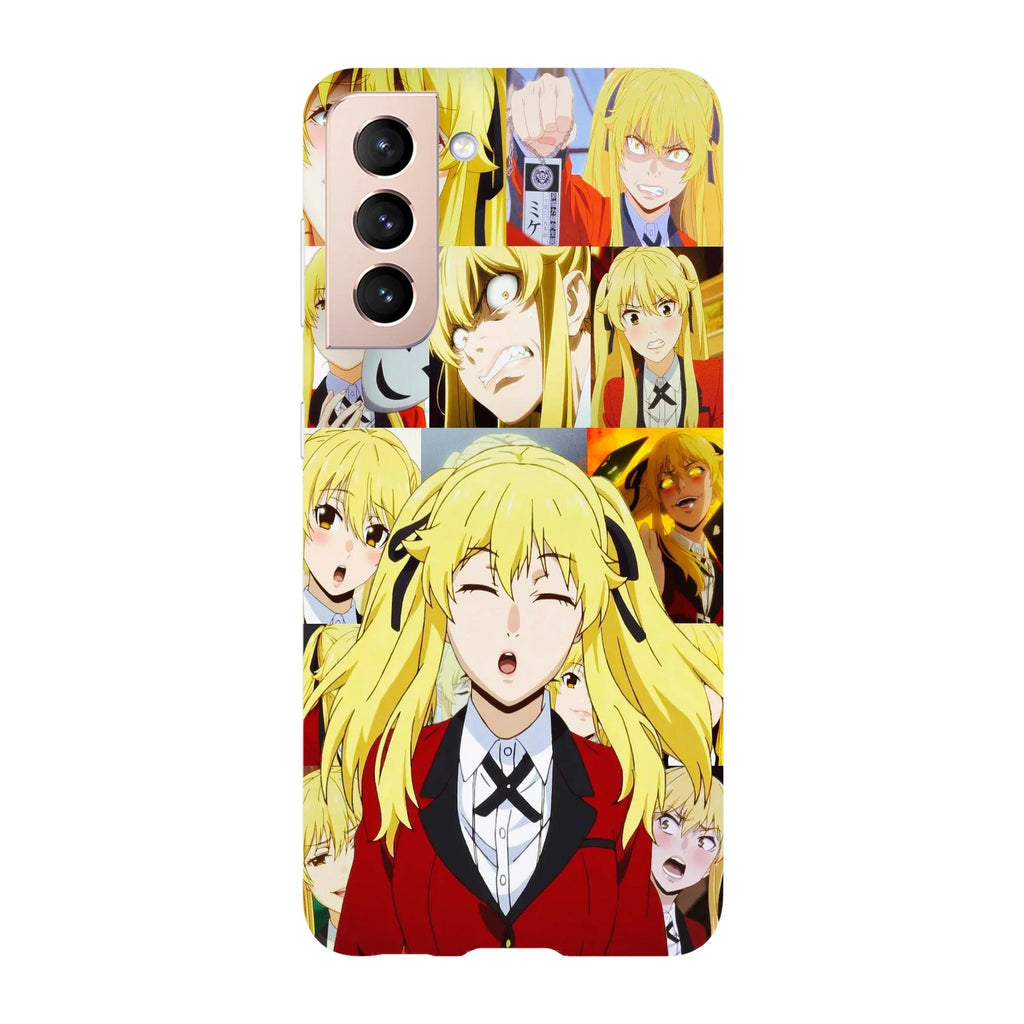 Husa compatibila cu Samsung Galaxy S22 Ultra model Mary Saotome Kakegurui, Silicon, TPU, Viceversa - Viceversa