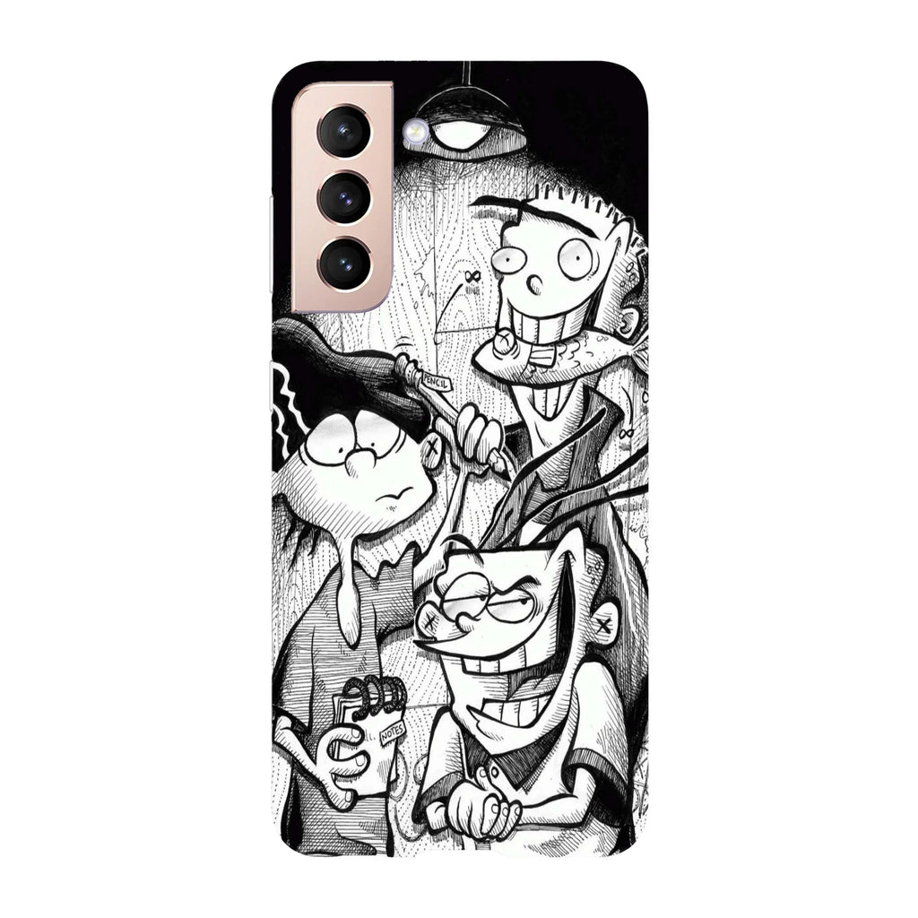 Husa compatibila cu Samsung Galaxy S22 Ultra model Ed Edd and Eddy scheming, Silicon, TPU, Viceversa - Viceversa