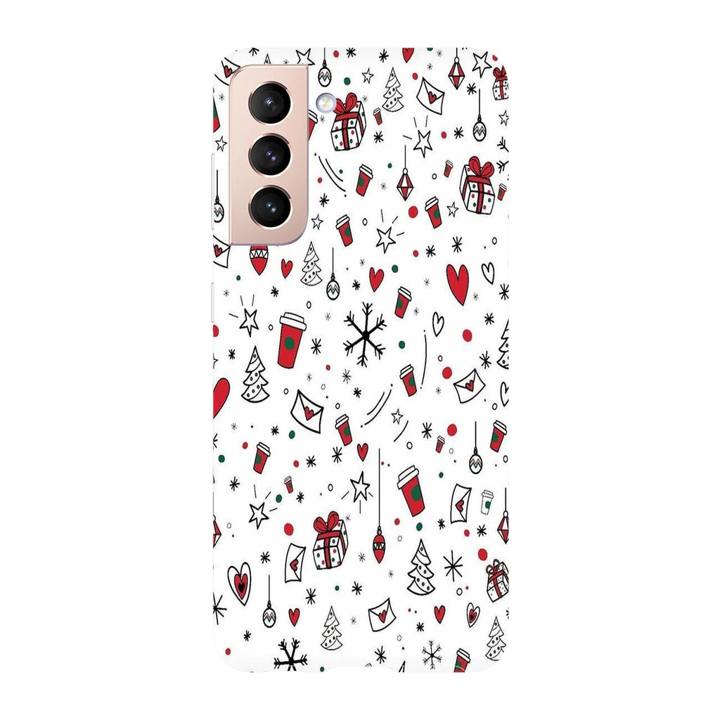 Husa Craciun compatibila cu Samsung Galaxy S22 Ultra model Christmas decoration pattern, Silicon, TPU, Viceversa - Viceversa