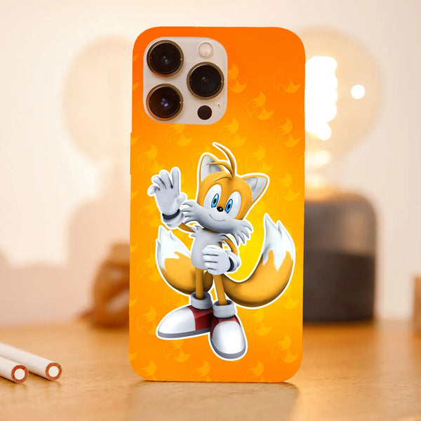 Husa telefon compatibila cu Apple iPhone 15 Pro, Viceversa, model Tails Sonic The Hedgehog, Silicon, TPU - Viceversa