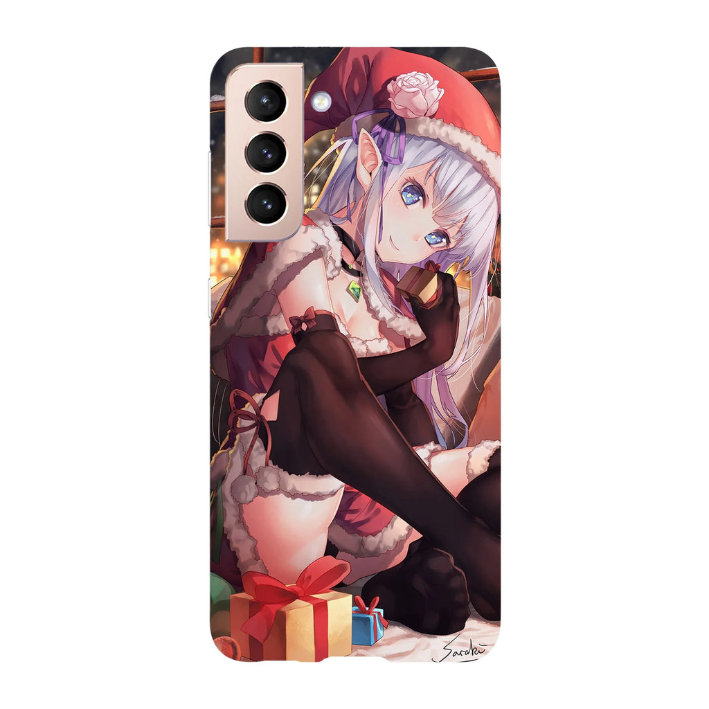 Husa Craciun compatibila cu Samsung Galaxy S22 Ultra model Small Gift, Silicon, TPU, Viceversa - Viceversa