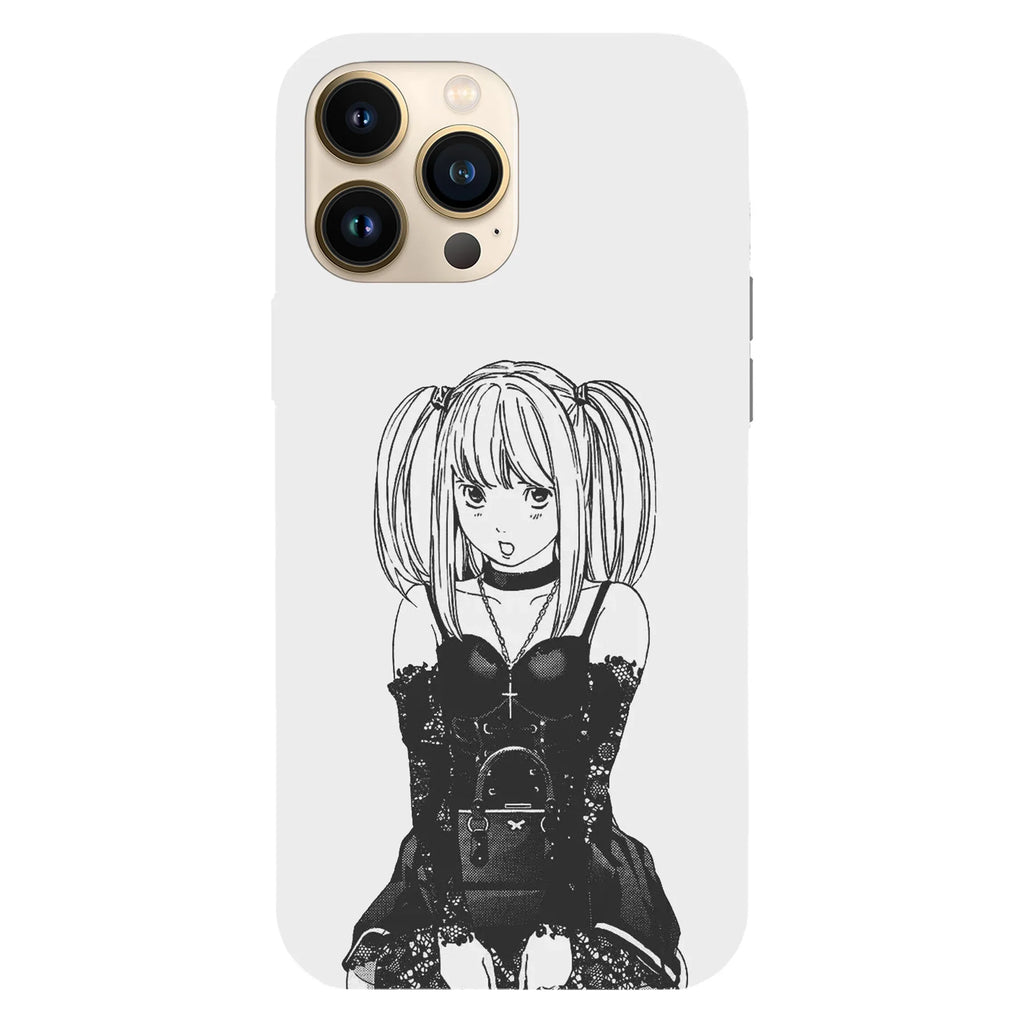 Husa telefon compatibila cu Apple iPhone 15 Pro, Viceversa, model Misa Death Note, Silicon, TPU - Viceversa