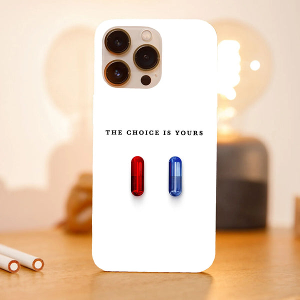 Husa telefon compatibila cu Apple iPhone 15 Pro, Viceversa, model The choice is yours Matrix, Silicon, TPU - Viceversa