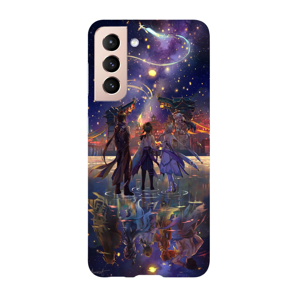 Husa compatibila cu Samsung Galaxy S22 Ultra model Genshin Impact video game, Silicon, TPU, Viceversa - Viceversa