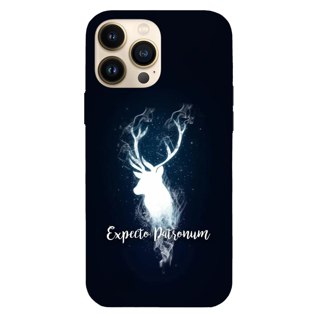 Husa telefon compatibila cu Apple iPhone 15, Viceversa, model Expecto Patronum Harry Potter, Silicon, TPU - Viceversa