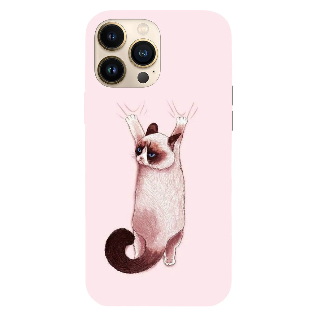 Husa compatibila cu Apple iPhone 15 Pro Max model Grumpy cat me no go, Silicon, TPU, Viceversa - Viceversa