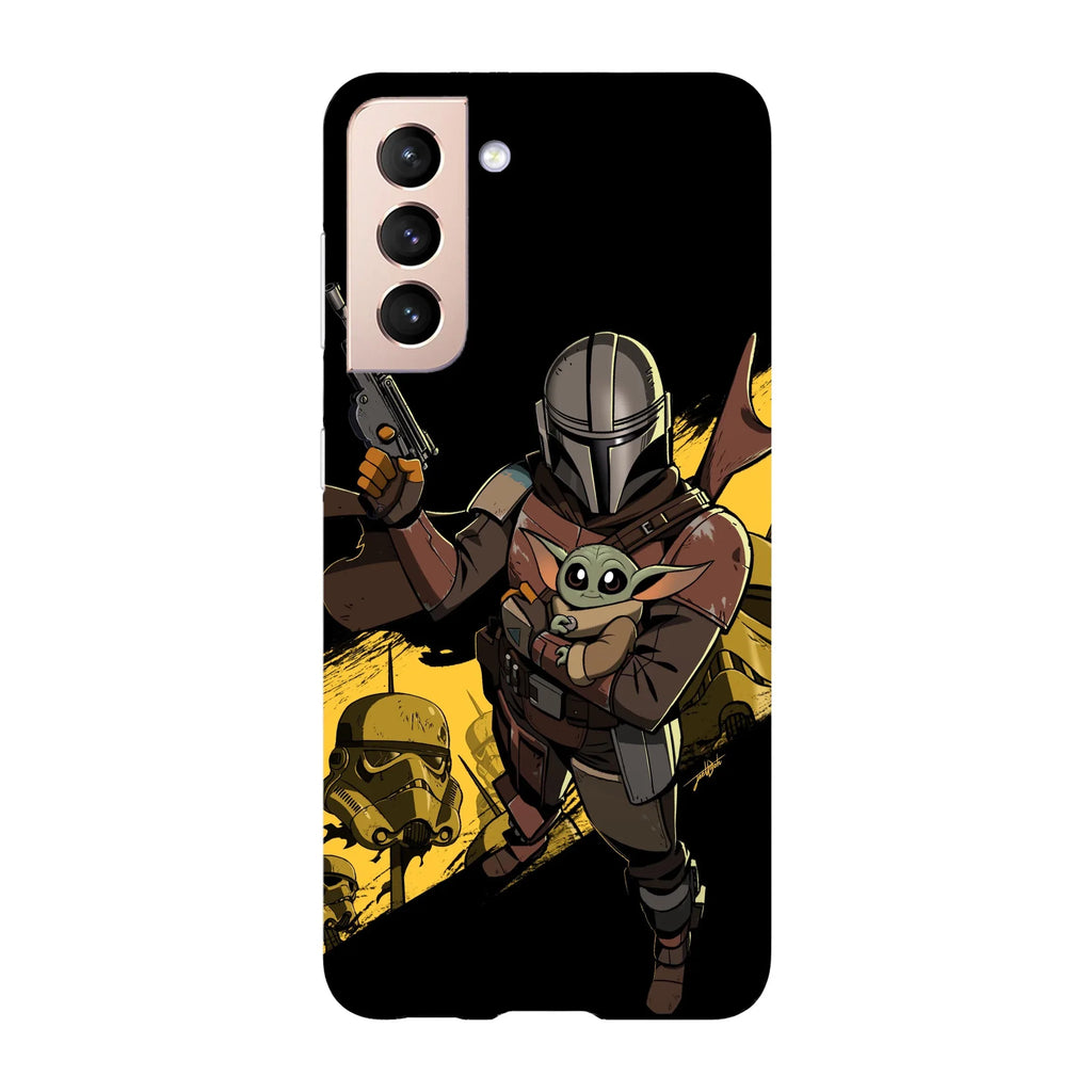 Husa compatibila cu Samsung Galaxy S22 Ultra model Don't hurt my Baby Yoda, Silicon, TPU, Viceversa - Viceversa