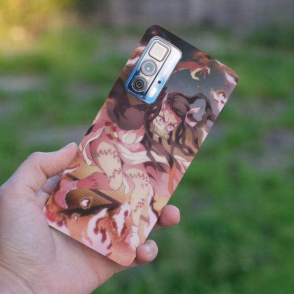 Husă din silicon Motorola G50 cu O g50 nezuko demon fight demon slayer