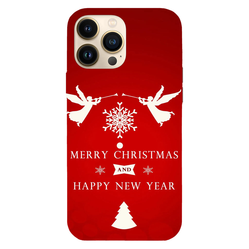 Husa Craciun compatibila cu Apple iPhone 15 Pro Max model Happy Holidays, Silicon, TPU, Viceversa - Viceversa