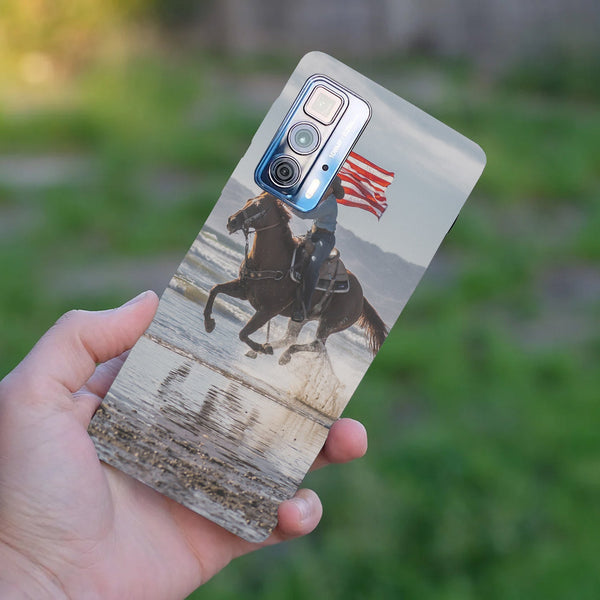 Husă din silicon Motorola Edge 20 Pro cu Freedom