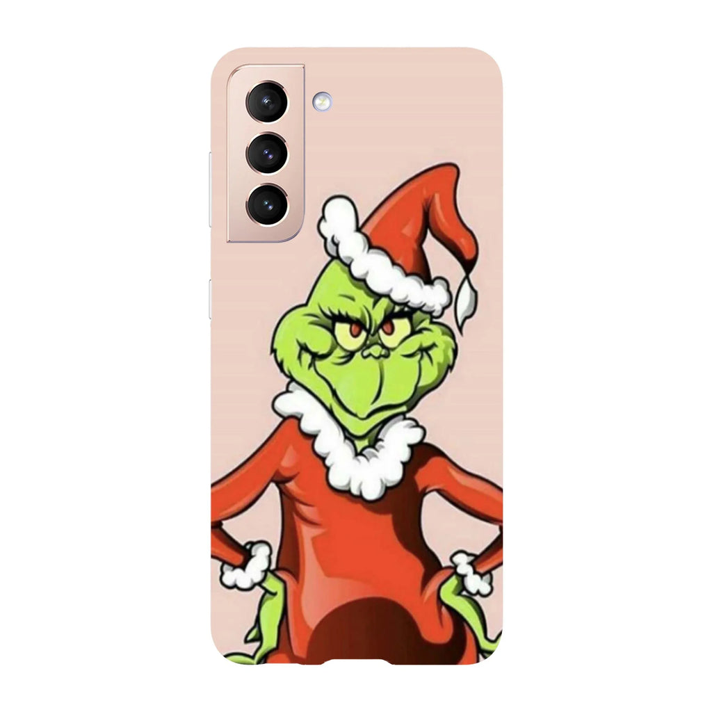 Husa Craciun compatibila cu Samsung Galaxy S22 Ultra model Grinch Double hate, Silicon, TPU, Viceversa - Viceversa