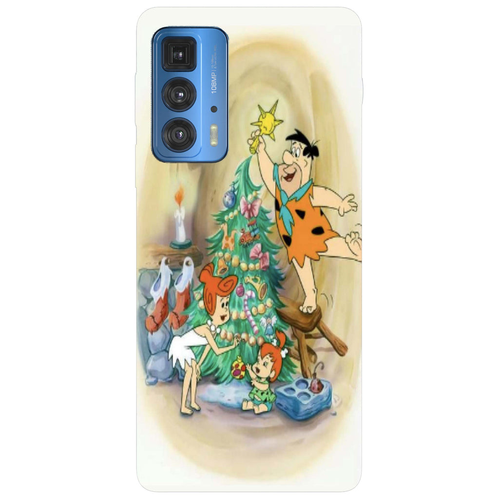 Husă din silicon Motorola G51 5G cu 51 5g the flintstones christmas