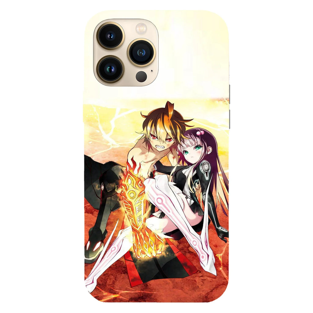 Husa telefon compatibila cu Apple iPhone 15 Pro, Viceversa, model Rokuro and Benio Twin Star Exorcists, Silicon, TPU - Viceversa