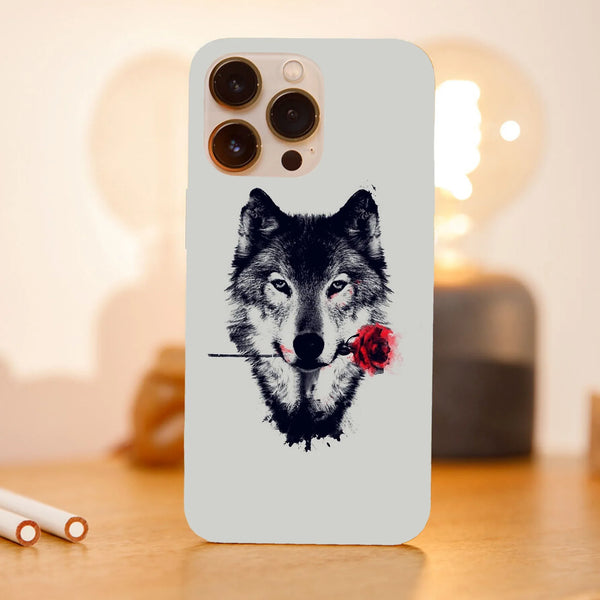 Husa compatibila cu Apple iPhone 15 Pro Max model Wolf in love, Silicon, TPU, Viceversa - Viceversa