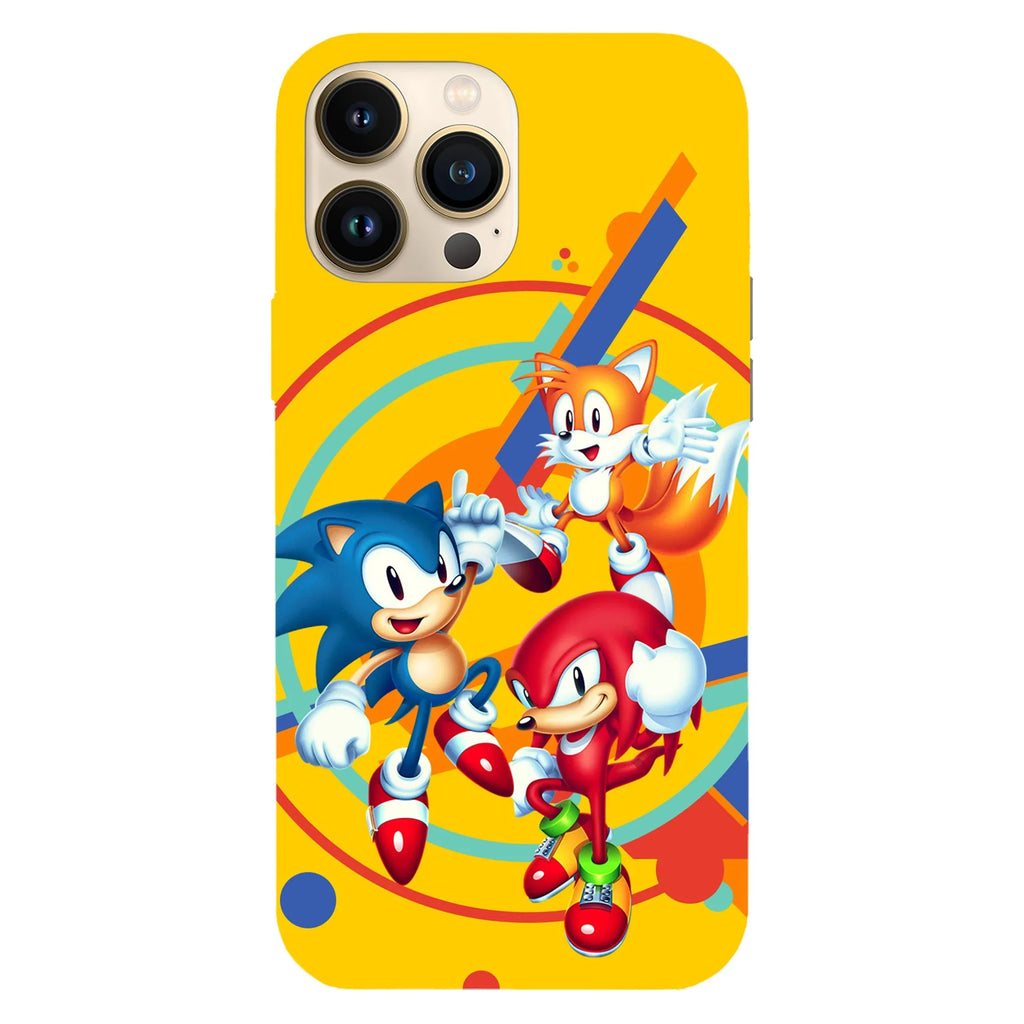 Husa telefon compatibila cu Apple iPhone 15, Viceversa, model Sonic Mania, Silicon, TPU - Viceversa