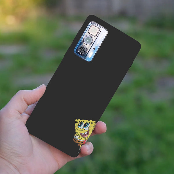 Husă din silicon Motorola Edge 20 Pro cu Hi am spongebob