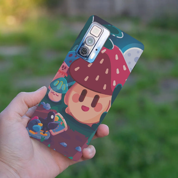 Husă din silicon Motorola G100 cu Anime mushroom