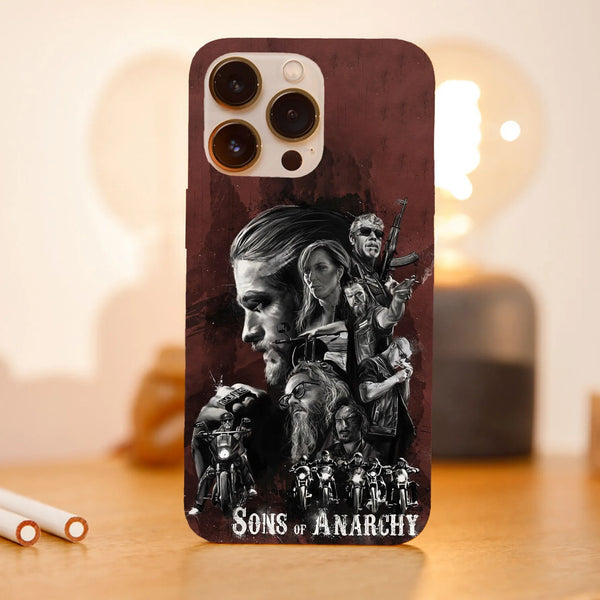 Husa telefon compatibila cu Apple iPhone 15 Pro, Viceversa, model Sons of Anarchy Members, Silicon, TPU - Viceversa
