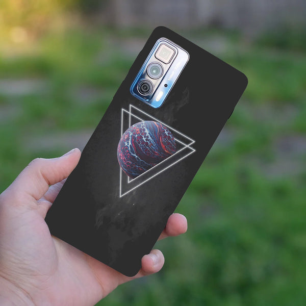Husă din silicon Motorola Edge 20 Pro cu Alien planet
