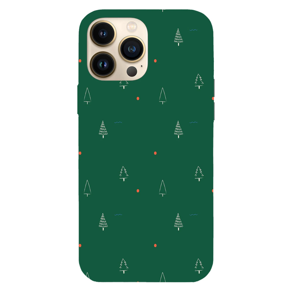 Husa Craciun compatibila cu Apple iPhone 15 Pro model Green Wrapping Paper, Silicon, TPU, Viceversa - Viceversa