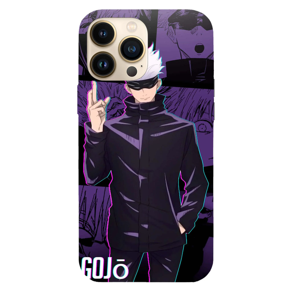 Husa compatibila cu Apple iPhone 15 Pro Max model Satoru Gojo Jujutsu Kaisen, Silicon, TPU, Viceversa - Viceversa