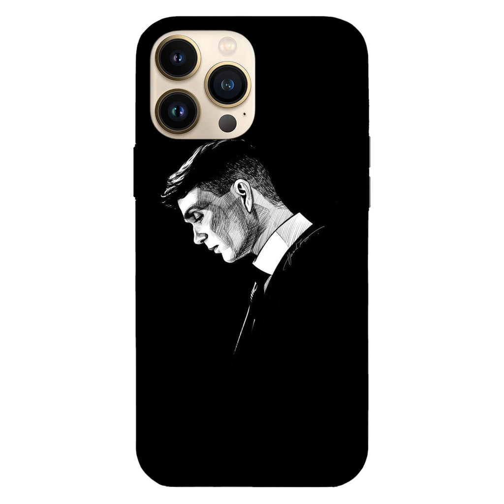 Husa compatibila cu Apple iPhone 15 Pro Max model Thomas Shelby, Silicon, TPU, Viceversa - Viceversa