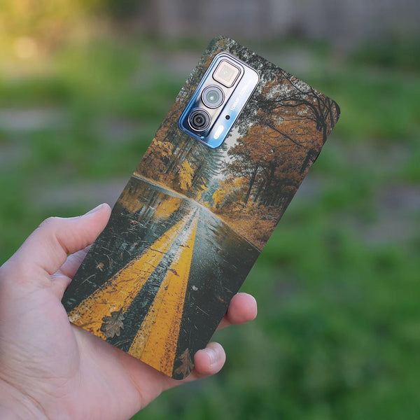 Husă din silicon Motorola G50 cu O g50 autumn asthenia road