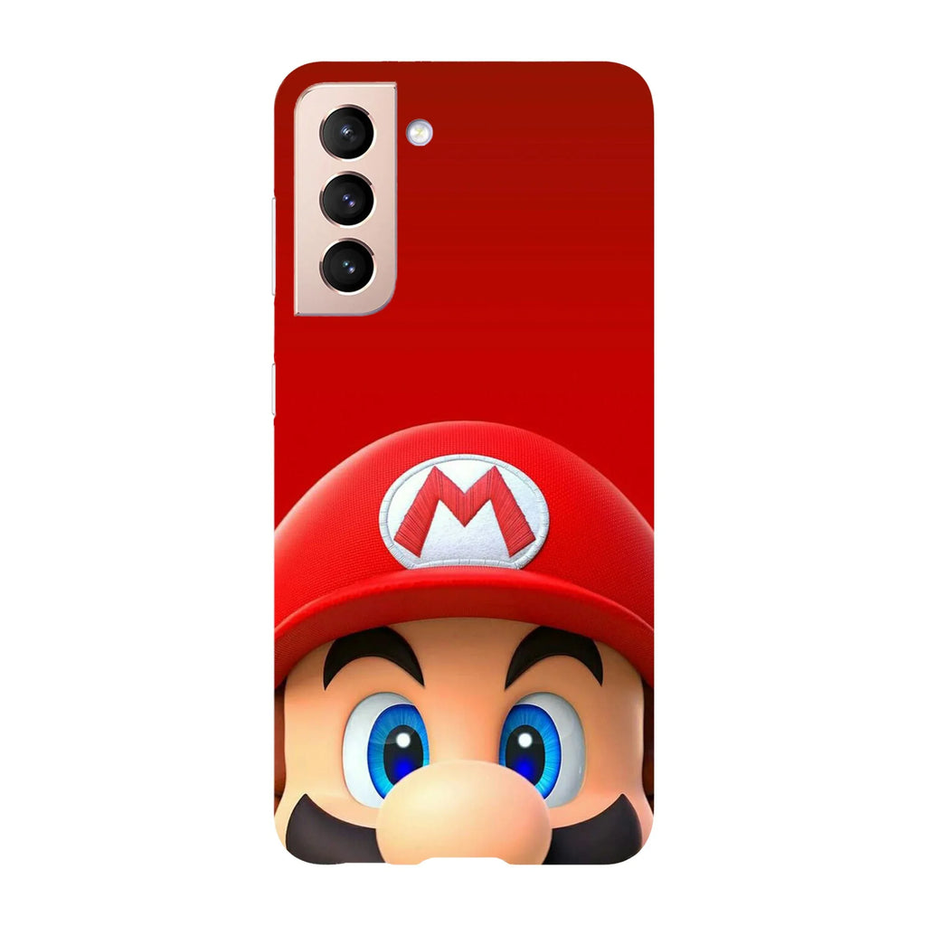 Husa compatibila cu Samsung Galaxy S22 Ultra model Hello I'm Mario, Silicon, TPU, Viceversa - Viceversa