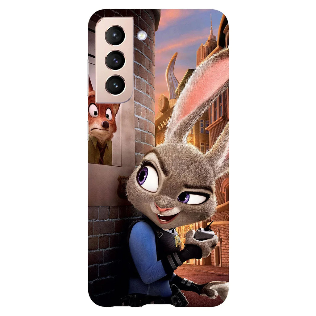 Husa compatibila cu Samsung Galaxy S22 Ultra model Zootopia, Silicon, TPU, Viceversa - Viceversa