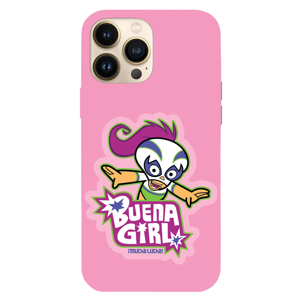 Husa compatibila cu Apple iPhone 15 Plus, Viceversa, model Buena girl sticker Mucha Lucha , Silicon, TPU - Viceversa