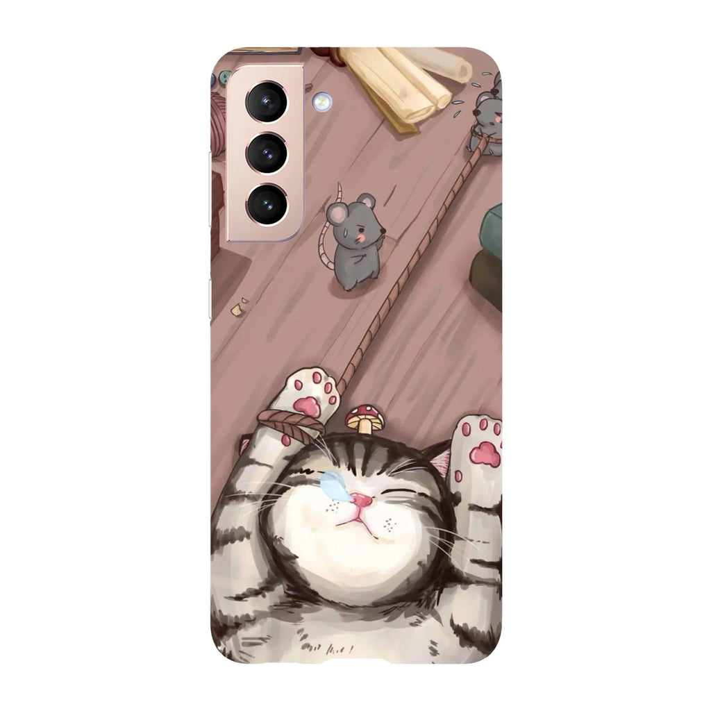 Husa compatibila cu Samsung Galaxy S22 Ultra model Cat prisoner, Silicon, TPU, Viceversa - Viceversa