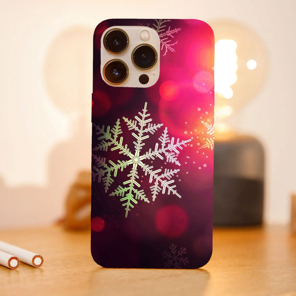 Husa Craciun compatibila cu Apple iPhone 15 Pro model Snowflake, Silicon, TPU, Viceversa - Viceversa