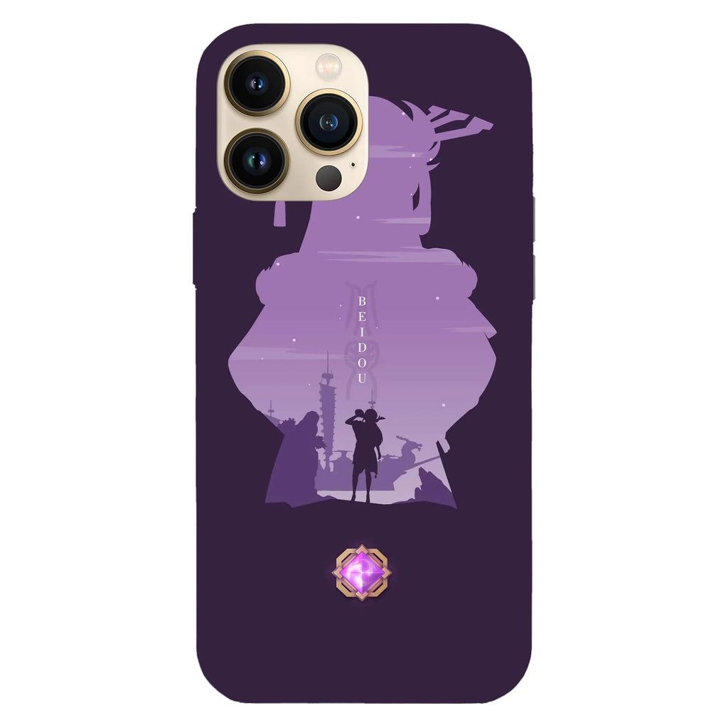 Husa compatibila cu Apple iPhone 15 Pro Max model Genshin Impact Beidou, Silicon, TPU, Viceversa - Viceversa