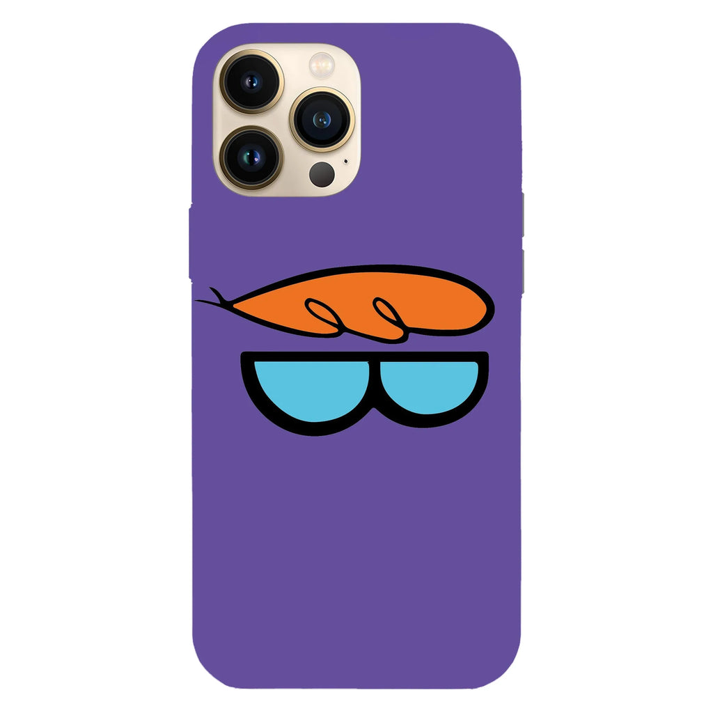 Husa compatibila cu Apple iPhone 15 Plus, Viceversa, model Dexter Glasses , Silicon, TPU - Viceversa