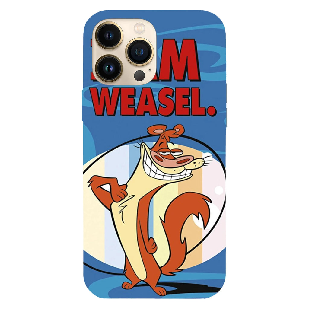 Husa compatibila cu Apple iPhone 15 Pro Max model I am Weasel, Silicon, TPU, Viceversa - Viceversa